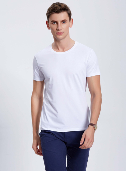 圓領T恤衫·白色