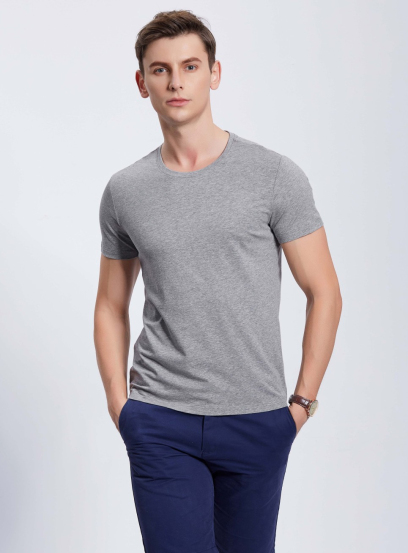 圓領T恤衫·灰色