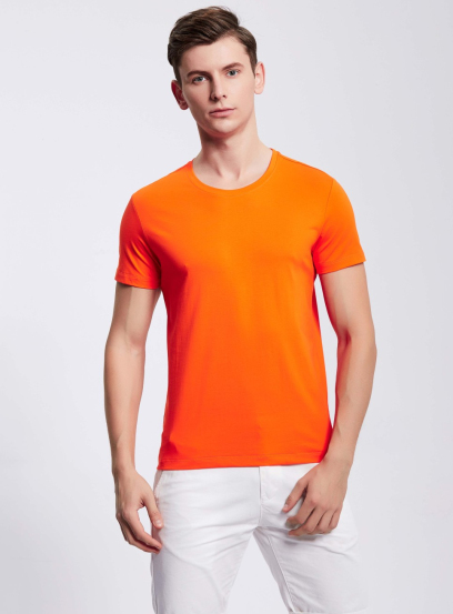 圓領T恤衫·桔色
