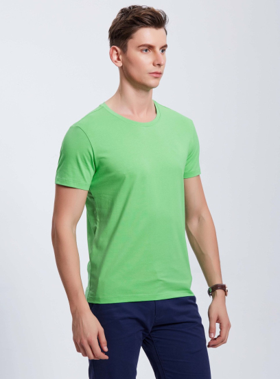 圓領T恤衫·淺綠